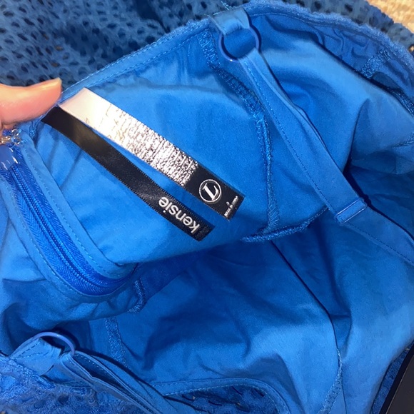 Kensie Strappy A Line Blue Dress Size L - Picture 6 of 6